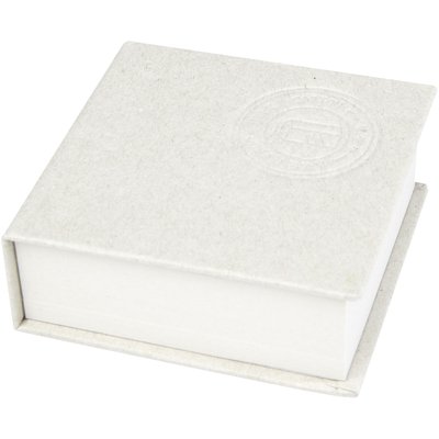 Memo bloc with 200 (80 g/m²) blank sheets, made from recycled milk cartons (up to 70%). Used milk cartons are collected, sorted, processed and turned into paper, truly turning waste into something useful.