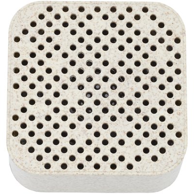 Tarwestro Bluetooth® 5.0-speaker gemaakt van 51% tarwestro en 49% PP-materiaal. Beschikt over een ingebouwde oplaadbare lithium-ion batterij van 350 mAh die tot 1,5 uur afspeeltijd levert bij maximaal volume. Met een luidsprekeruitgang van 3 watt en ingebouwde muziekbedieningselementen/microfoon is de Aira Bluetooth®-speaker de perfecte desktopspeaker. Verpakt in een geschenkverpakking en geleverd met een gebruiksaanwijzing (beide gemaakt van duurzaam materiaal). Geleverd met micro-USB-oplaadkabel. 