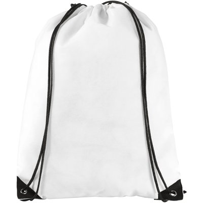 Een non-woven premium gymtas. De tas heeft een groot hoofdvak met trekkoordsluiting en is als schoudertas of rugzak te dragen dankzij de handige sluiting. Leverbaar in diverse verschillende kleuren en zeer handig om bijvoorbeeld uw bedrijfsgoodies in weg te geven!

Een stevige en bovenal zeer breed inzetbare tas. Laat deze gymtassen met logo bedrukken voor de verspreiding van uw naamsbekendheid binnen een brede groep! of de naam van uw bedrijf! Zo zorgt u dat u uw naamsbekendheid binnen een brede groep verspreidt!

Deze leuke non woven gymtas is een geweldig geschenk voor al uw relaties. Stevig en met een groot hoofdvak met trekkoordsluiting voor het gebruiksgemak. De tas is zowel als schoudertas als rugzak te dragen en is leverbaar in zeer veel verschillende kleuren waarvan er vast wel een in de kleuren van de huisstijl van uw bedrijf te vinden is! De tas is gemaakt van Non-woven 80 g/m&sup2; polypropyleen. En kan erg handig zijn om bijvoorbeeld uw bedrijfsgoodies mee weg te geven!

U kunt de gymtassen met logo bedrukken. Uw logo of bedrijfsnaam kan op de voorzijde van de tas pronken. We snappen dat u voordat u de gymtassen met logo bedrukken laat, u wil zien hoe de producten eruit komen te zien. Daarom ontvangt u bij ons altijd een digitale drukproef wanneer u de gymtassen met logo laat bedrukken.

Geef uw relatie een praktisch gift cadeau en laat de gymtassen bedrukken. Een zeer populair en breed inzetbaar product. Heeft u nog extra vragen? Dan weet u ons te bereiken via het telefoonnummer op onze site, of de chatfunctie aan de zijkant van deze pagina! We helpen u graag.
